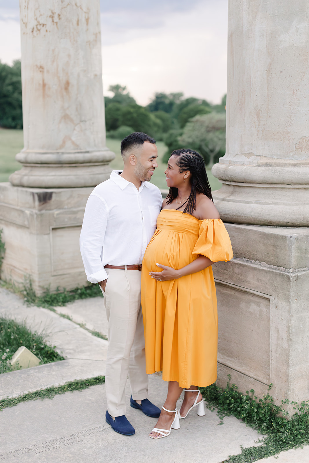 national arboretum maternity session