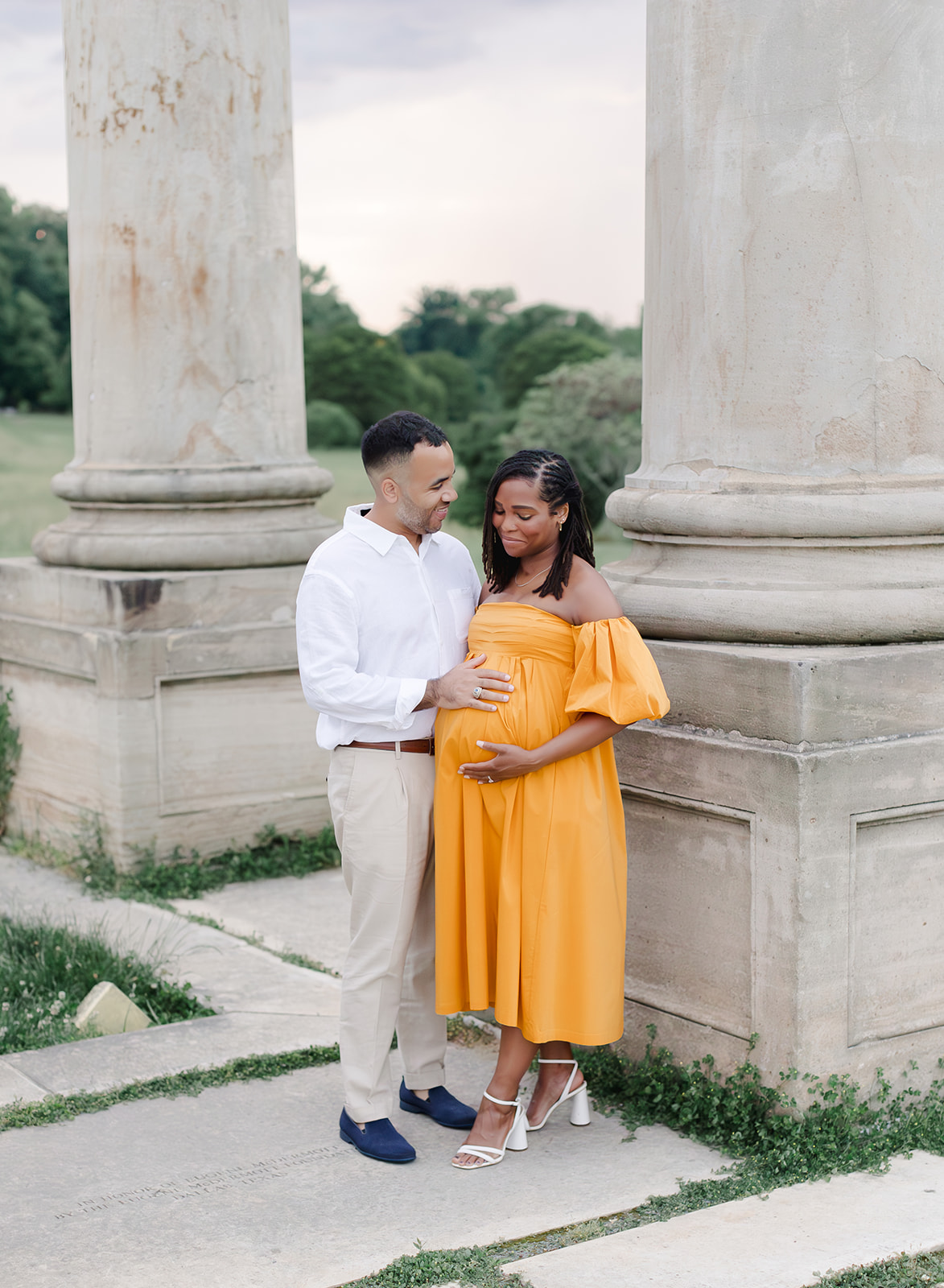 national arboretum maternity session