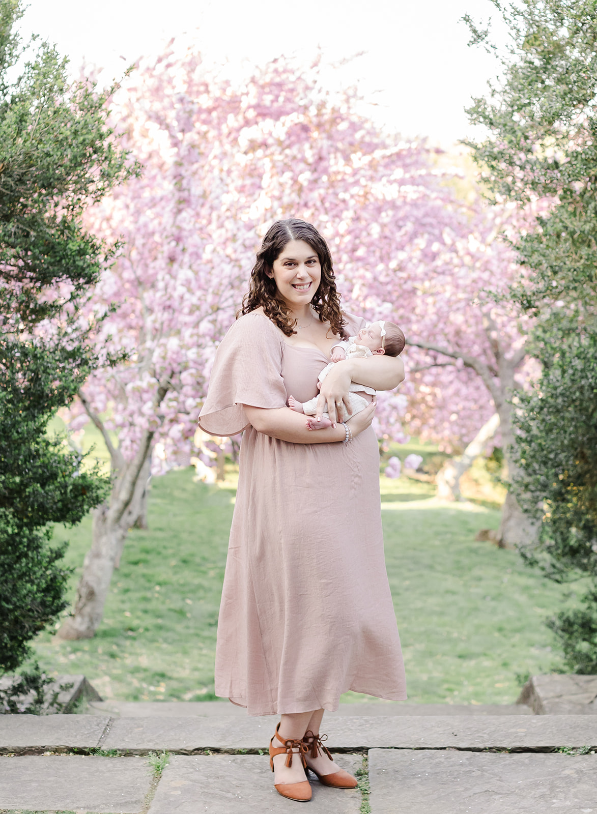 Cherry Blossom Newborn Session