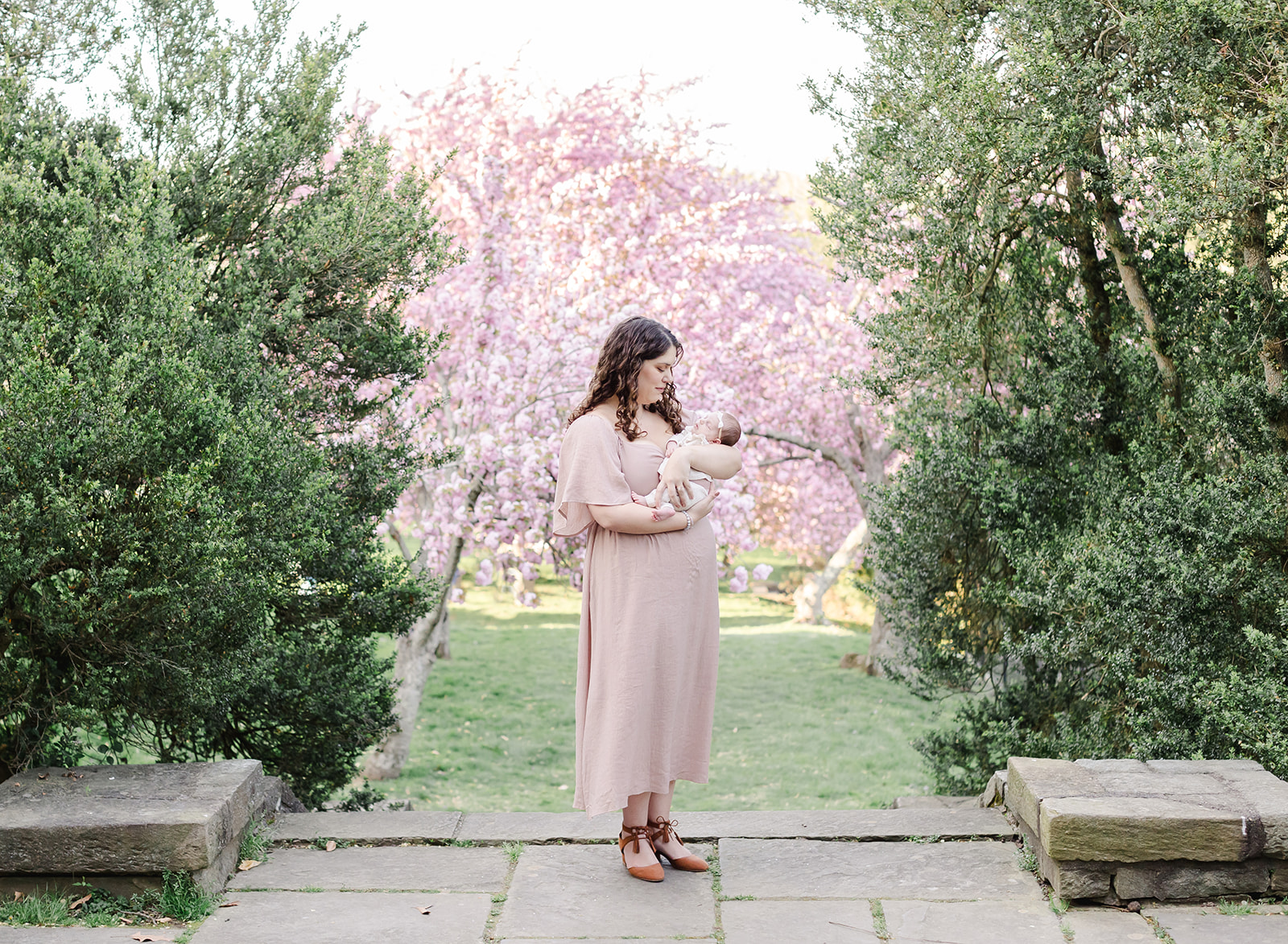 Cherry Blossom Newborn Session