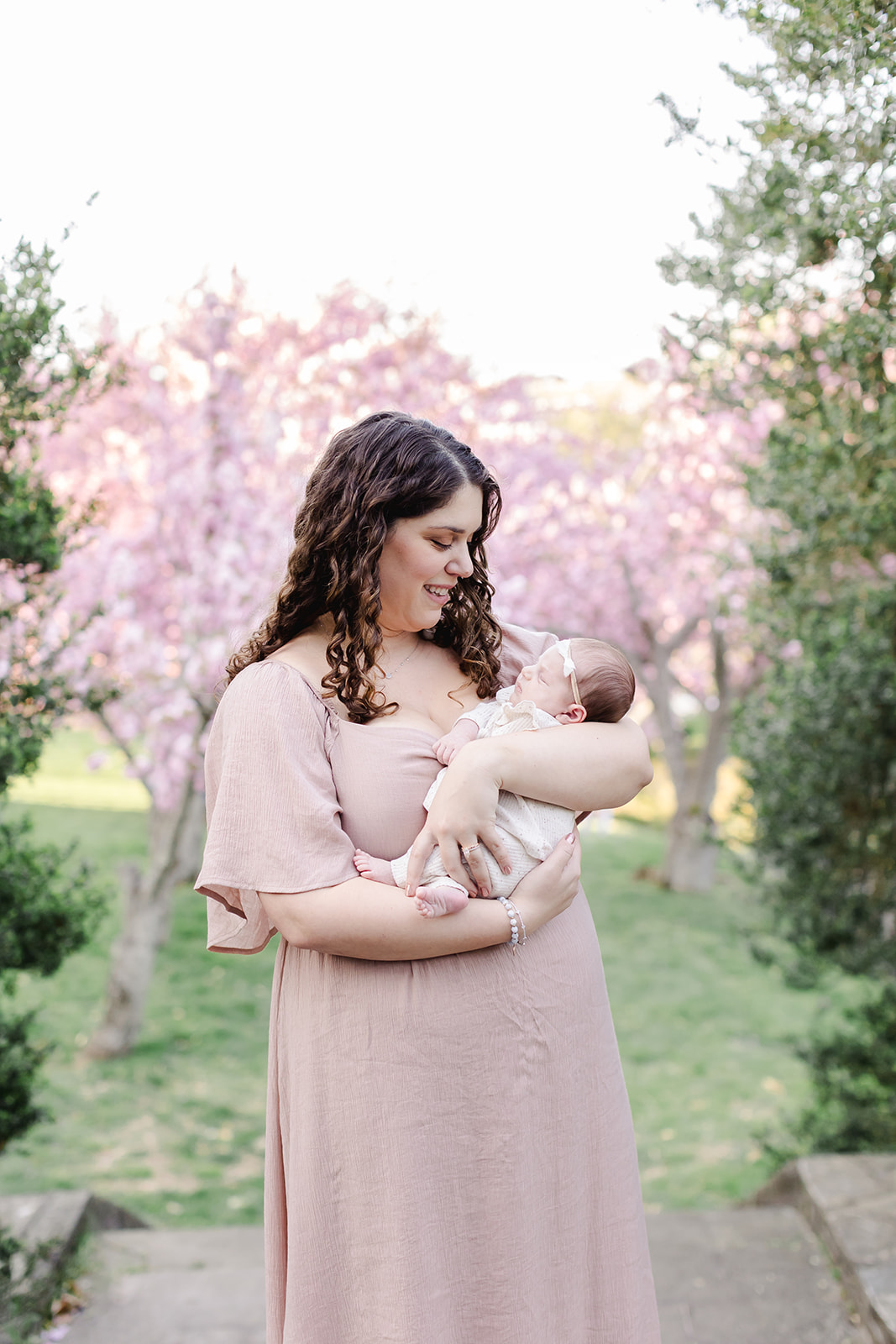 Cherry Blossom Newborn Session