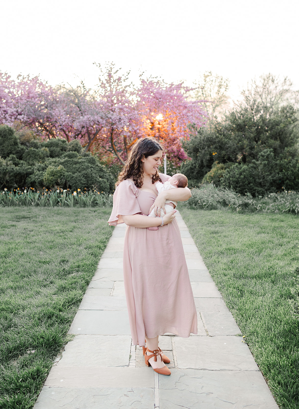 Cherry Blossom Newborn Session