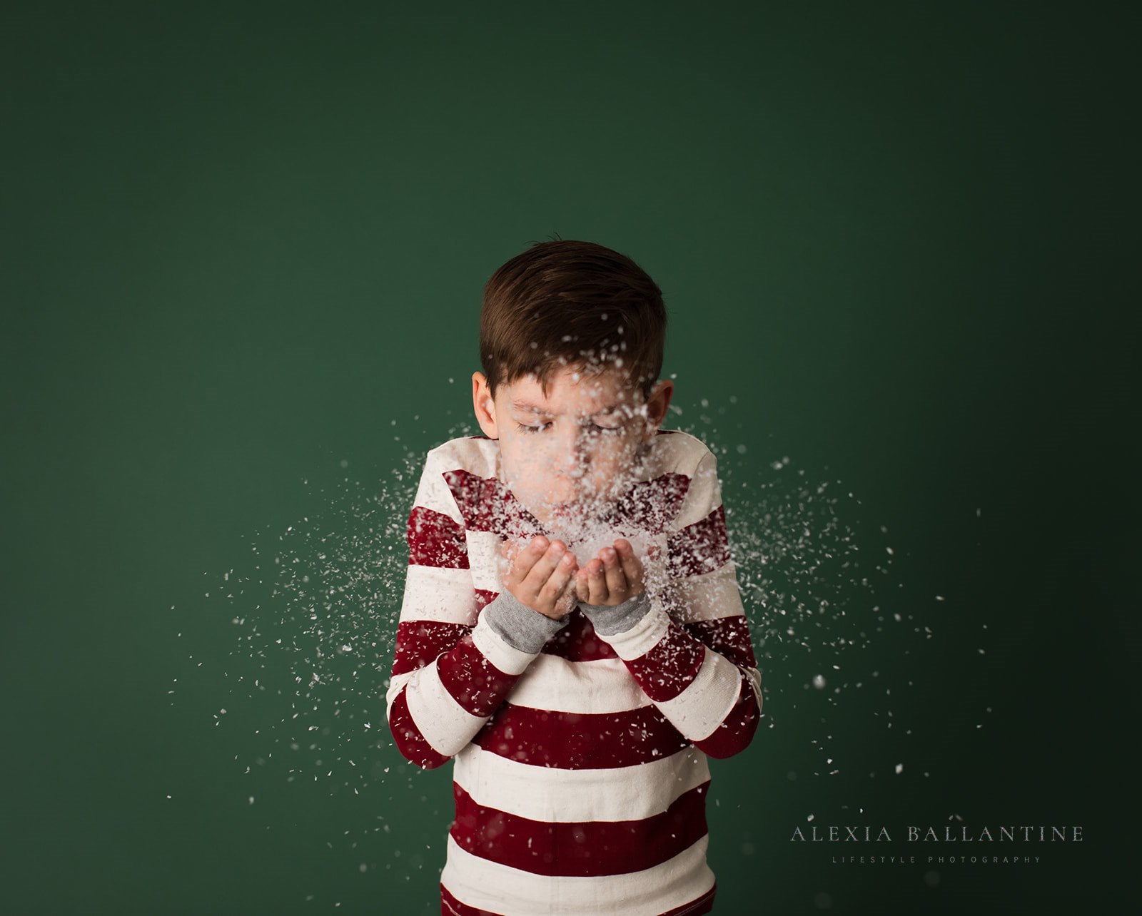 Christmas studio photography 