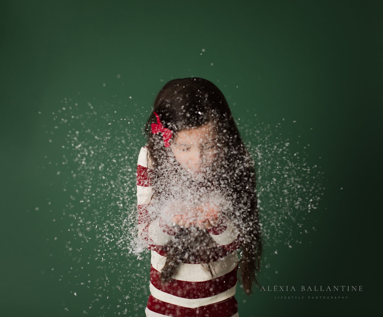 Christmas studio photography 