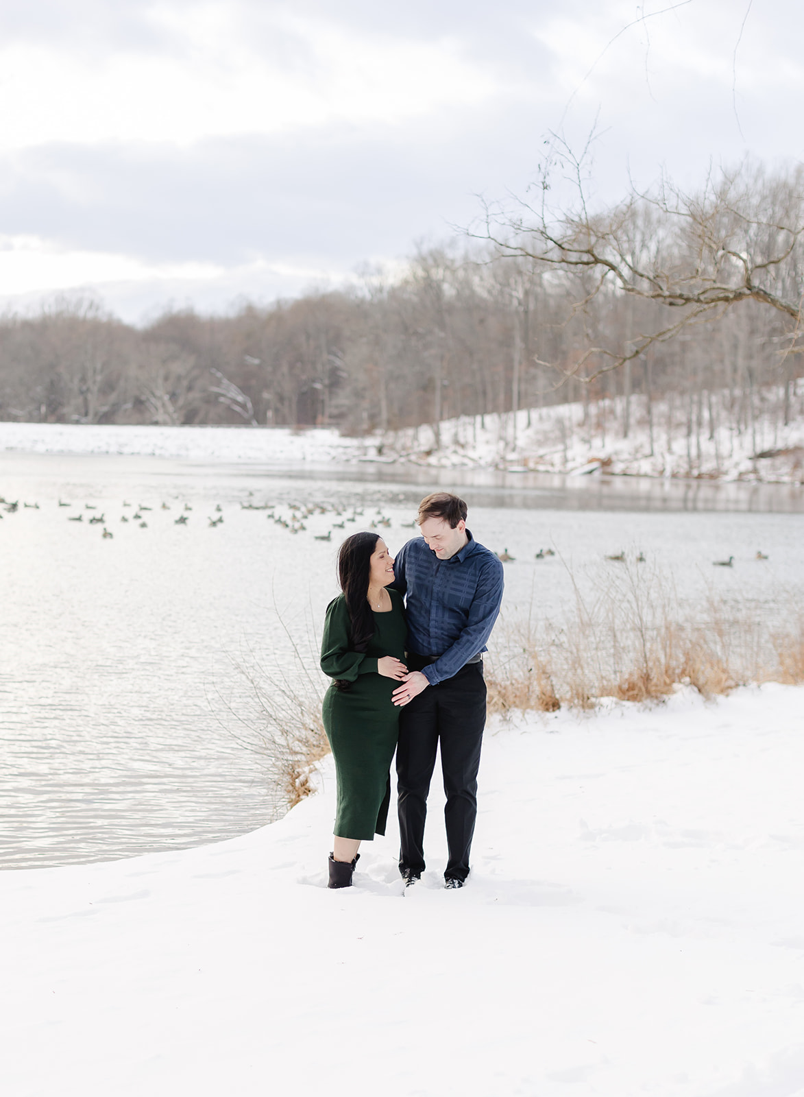 pregnant mother maternity portraits